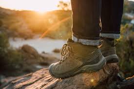 Men's Headout Waterproof Hiking Boot | Black Olive/Fossil Orange