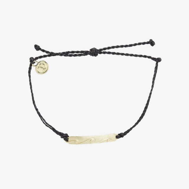Into the Waves Gold Bar Bracelet