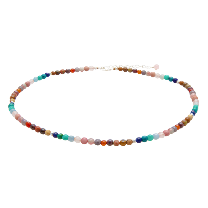 Choker/Double Wrap 4mm Healing Necklace