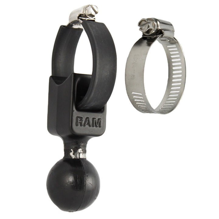 Ram Base mount - 1.5" ball, Strap- .5"-2"