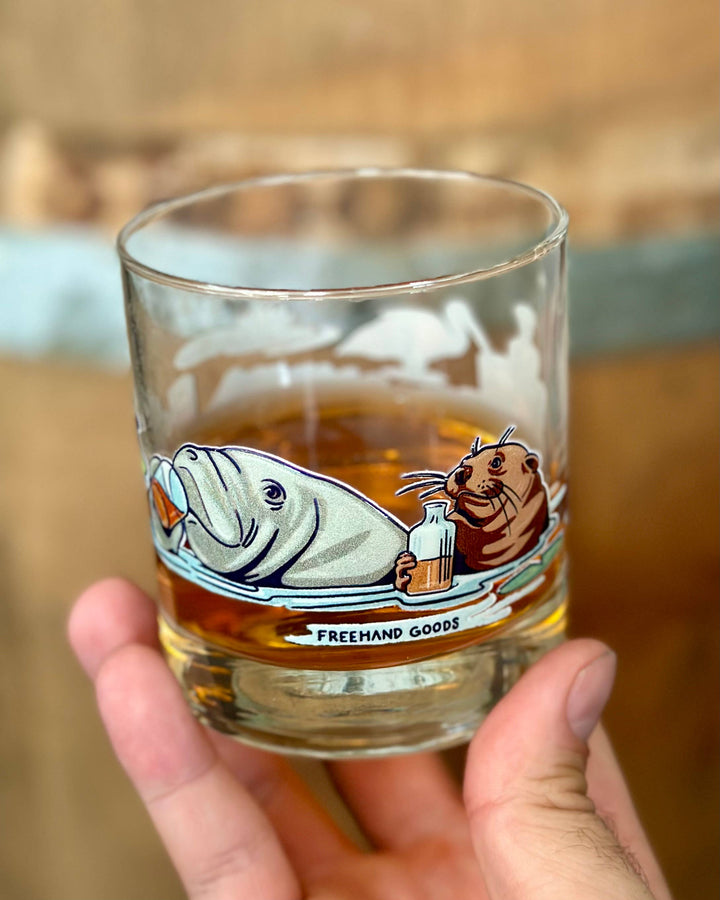 Freehand Goods - Whiskey River Rocks Glass