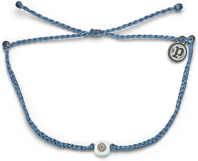 Enamel Sunflower Bead Bracelet
