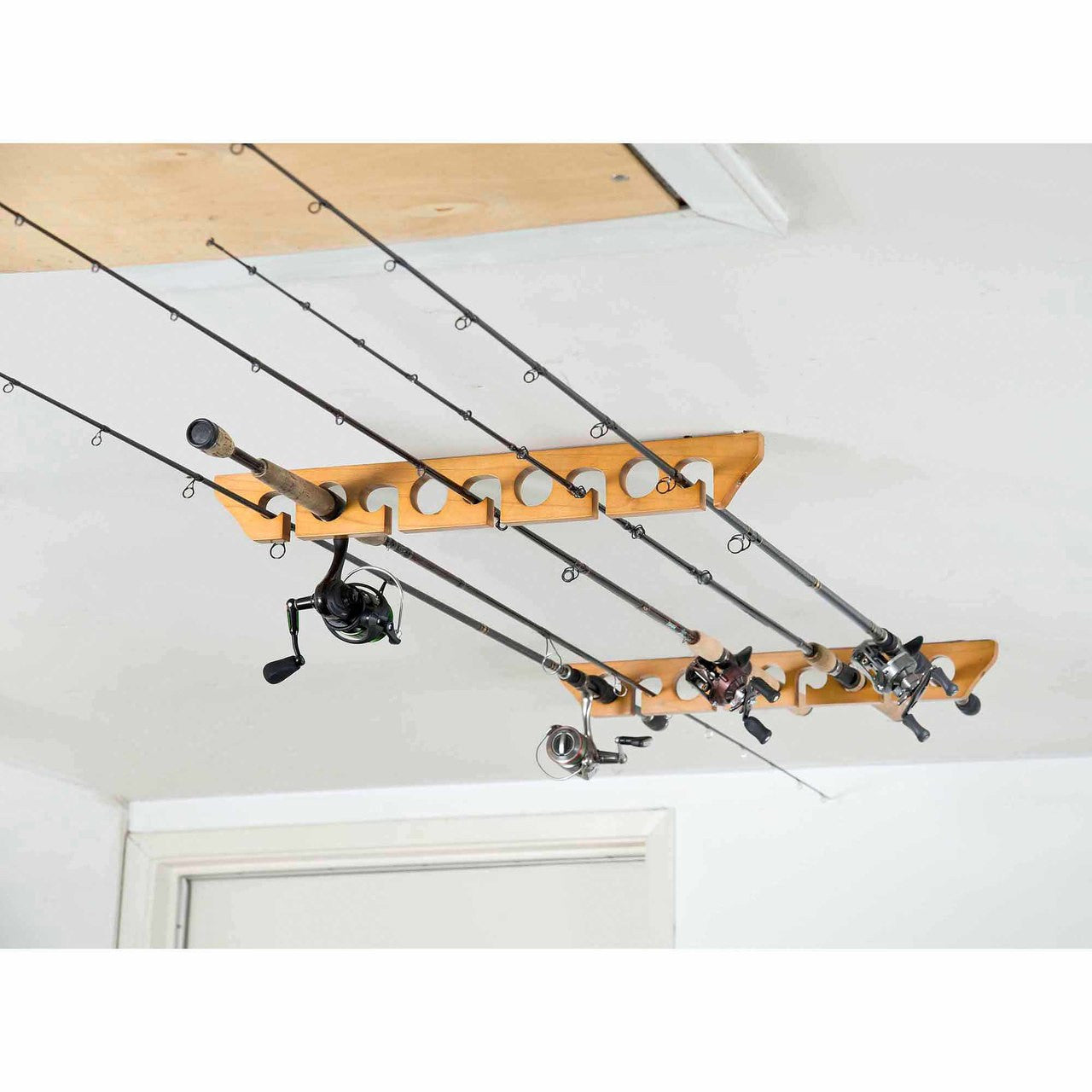 Overhead Rod Rack | Fits 9 Fishing Rods Naples Outfitters Overhead Rod Rack | Fits 9 Fishing Rods Naples Outfitters