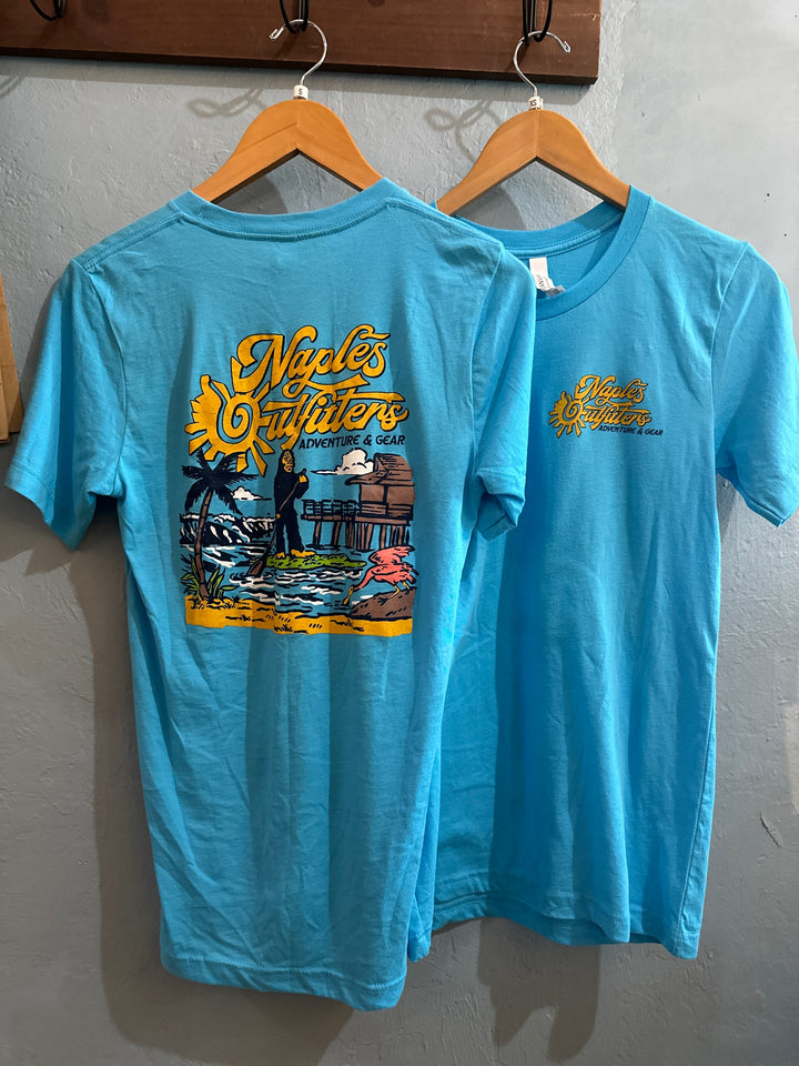 Naples Outfitters Skunk on a Sup T-Shirt