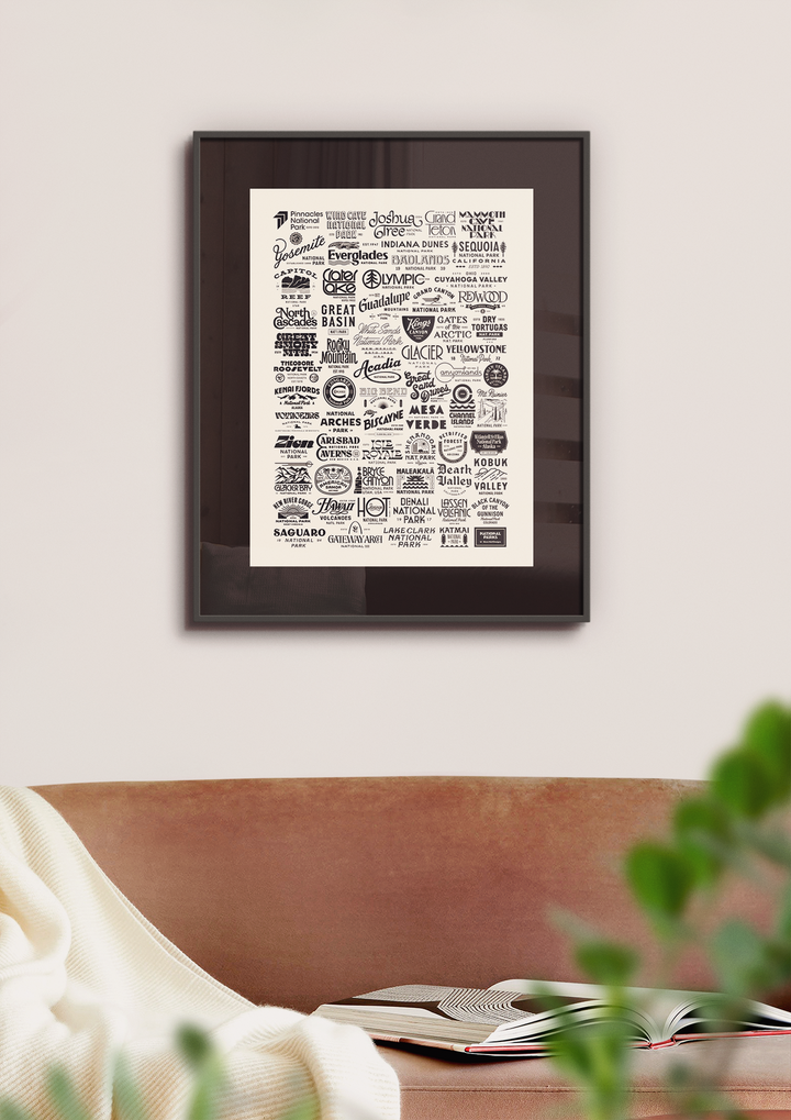 National Park Type Poster