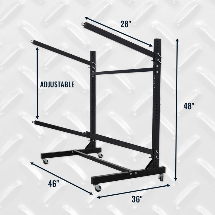 G-Watersport 2 Levels With Wheels | Single-Sided | Black
