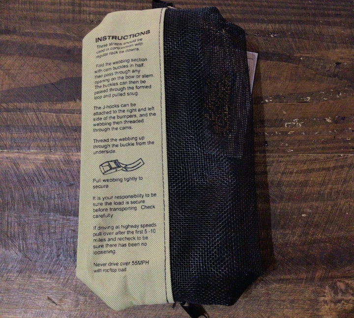 Naples Outfitters Logo Tie Down Straps