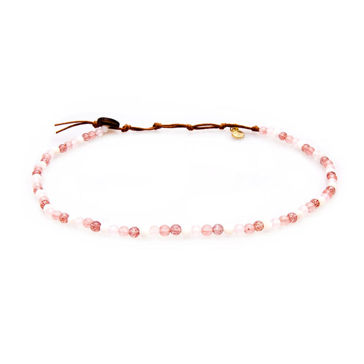 Choker/Double Wrap 4mm Healing Necklace