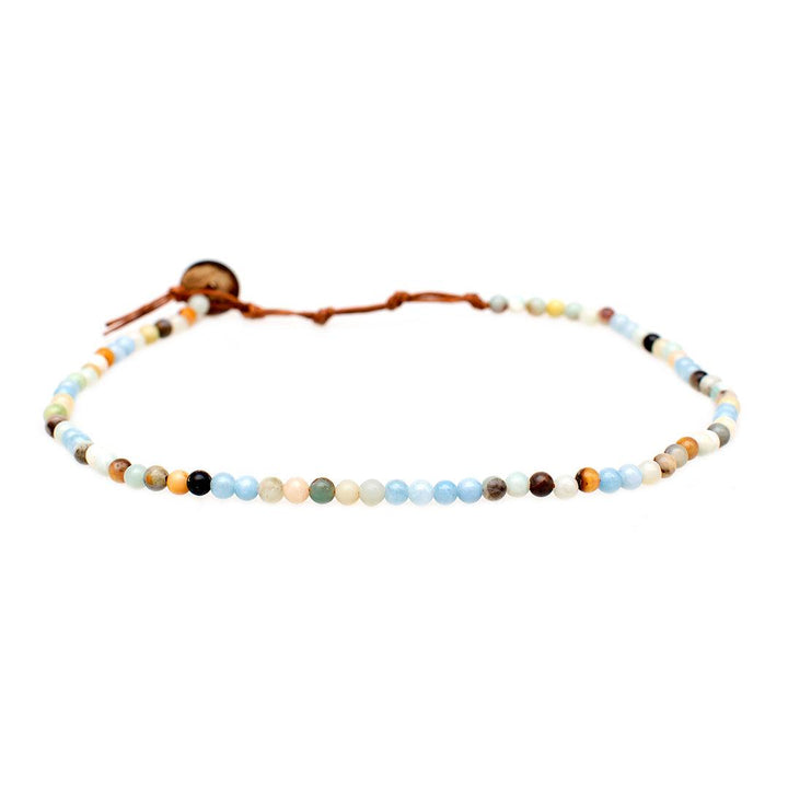 Choker/Double Wrap 4mm Healing Necklace