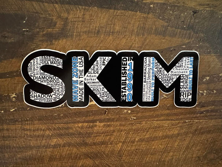 WaveZone Skim Sticker