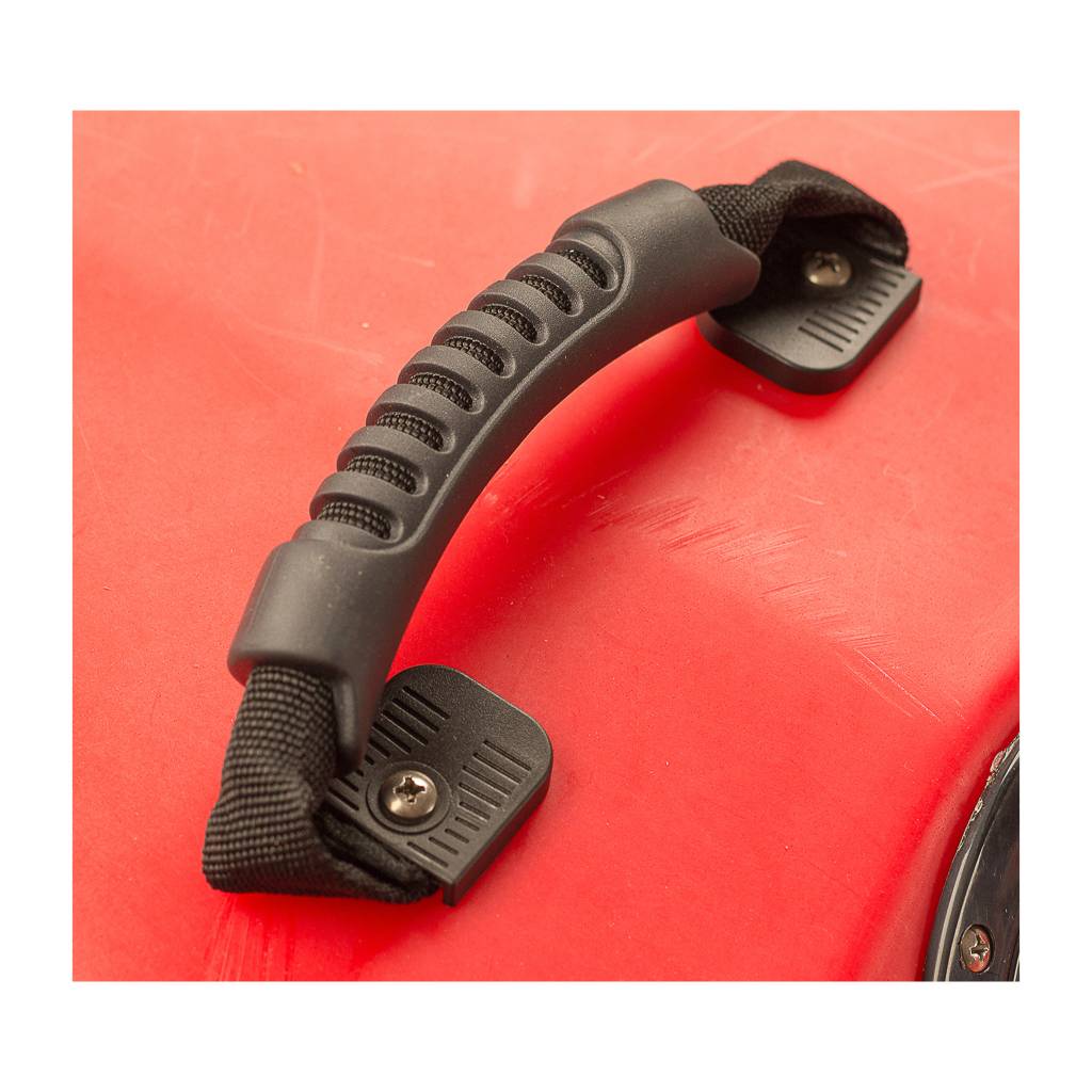 Black Nylon Webbing Handle, w/ Caps