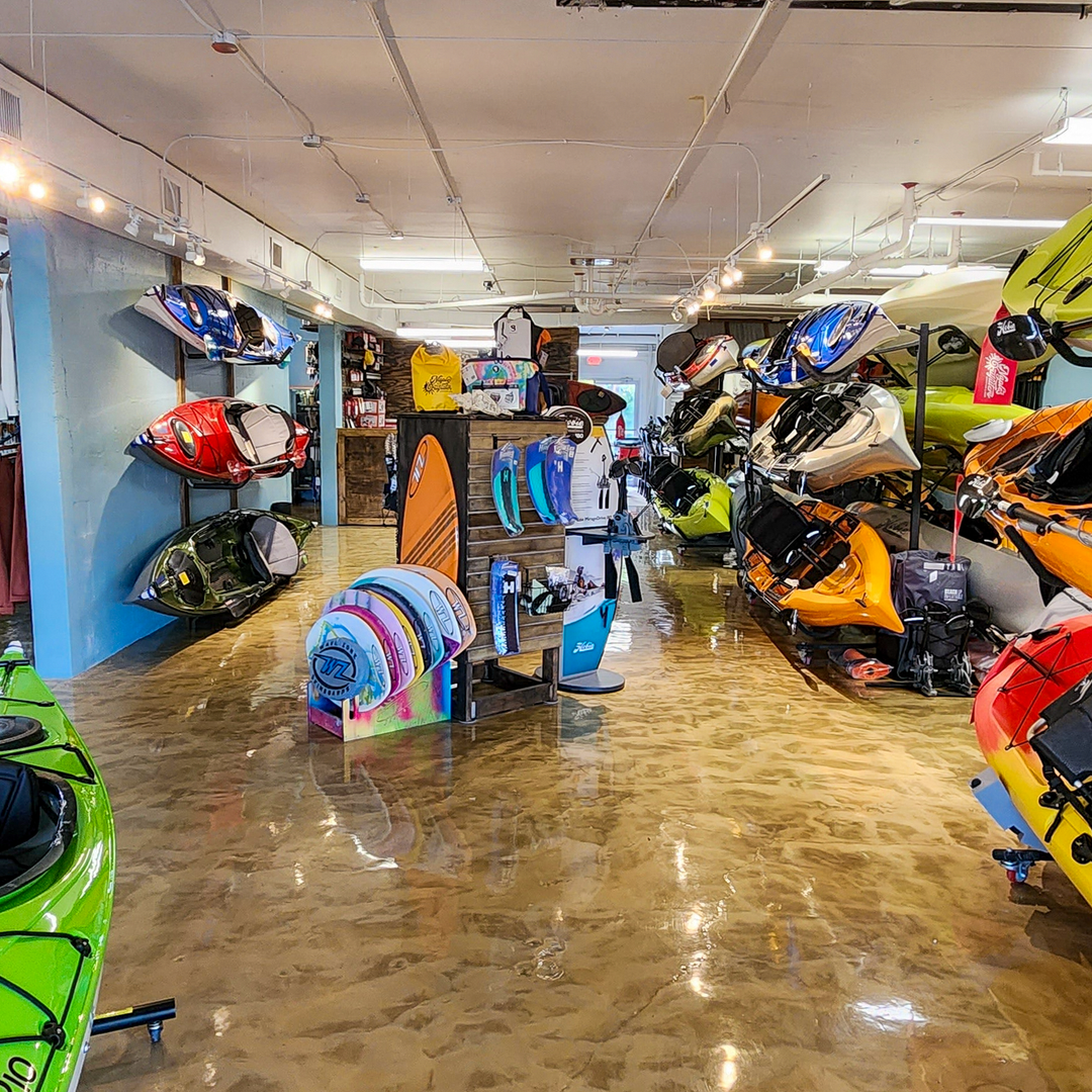 Kayaks, stand-up paddleboards and pedalboards at Naples Outfitters in Naples, Florida