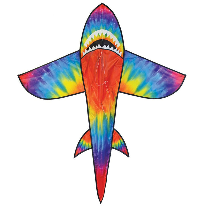 5' 3D Tie Dye Shark Kite