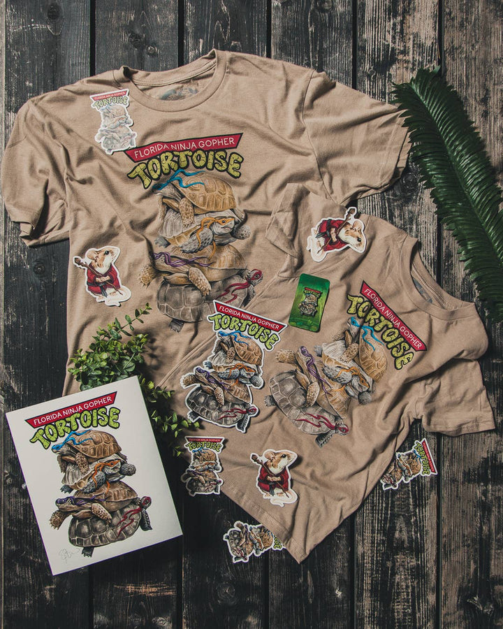Ninja Tortoise Sticker