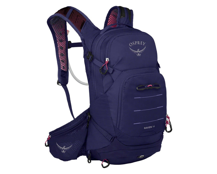 Osprey Raven 14 hydration pack in Deep Fig, alternate view