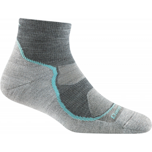 Women's Light Hiker Quarter Lightweight with Cushion Hiking Socks (Merino Wool)