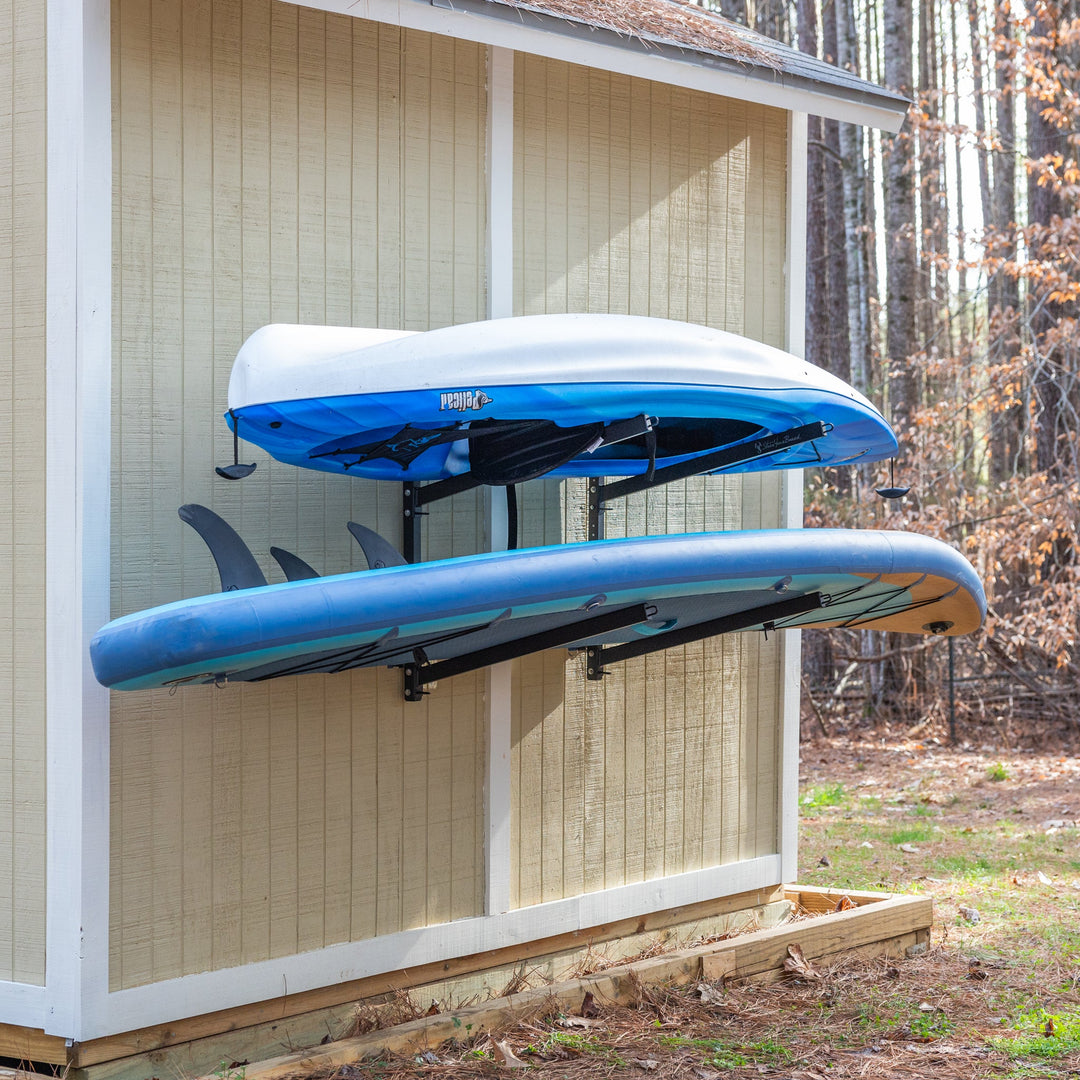 Shenandoah Kayak Storage | Outdoor Adjustable Rack | 2 Levels – Naples ...