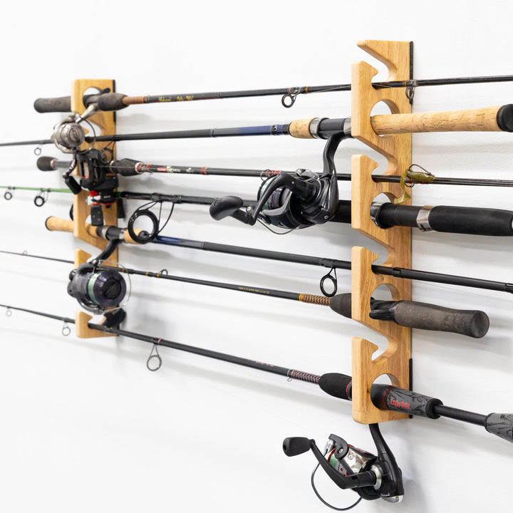 Stillwater Fishing Pole Storage Rack | Holds up to 8 Rods