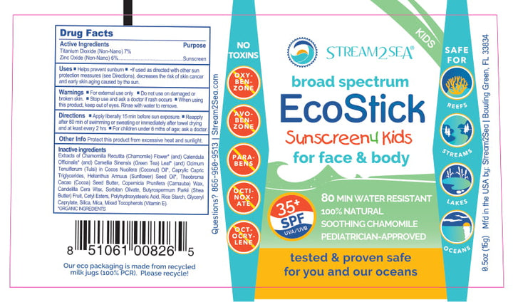 Ecostick Sunscreen 4 Kids | Spf 35