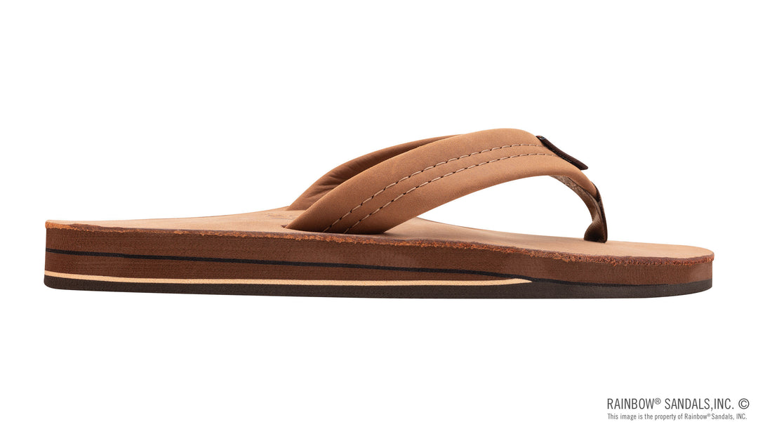 Men's Double Layer Premier Leather with Arch Support