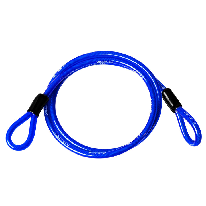 DocksLocks® Anti-Theft Weatherproof Straight Security Cable with Looped Ends (5&