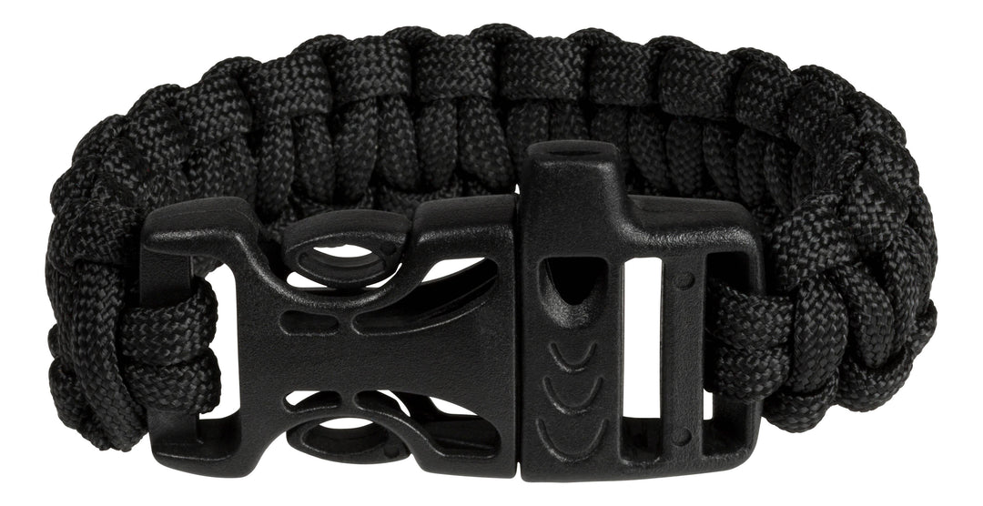 Outdoor Discovery Survival Bracelet With Whistle