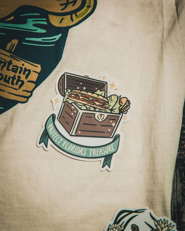 Florida's Treasure Sticker