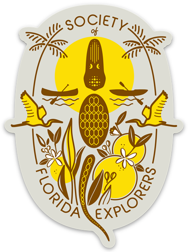 River of Exploration Society of Florida Explorers Sticker