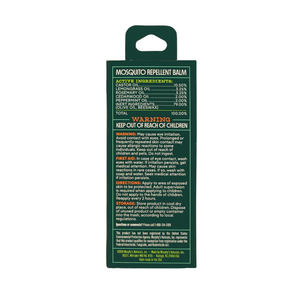 Mosquito Repellent Balm Stick (0.5oz)