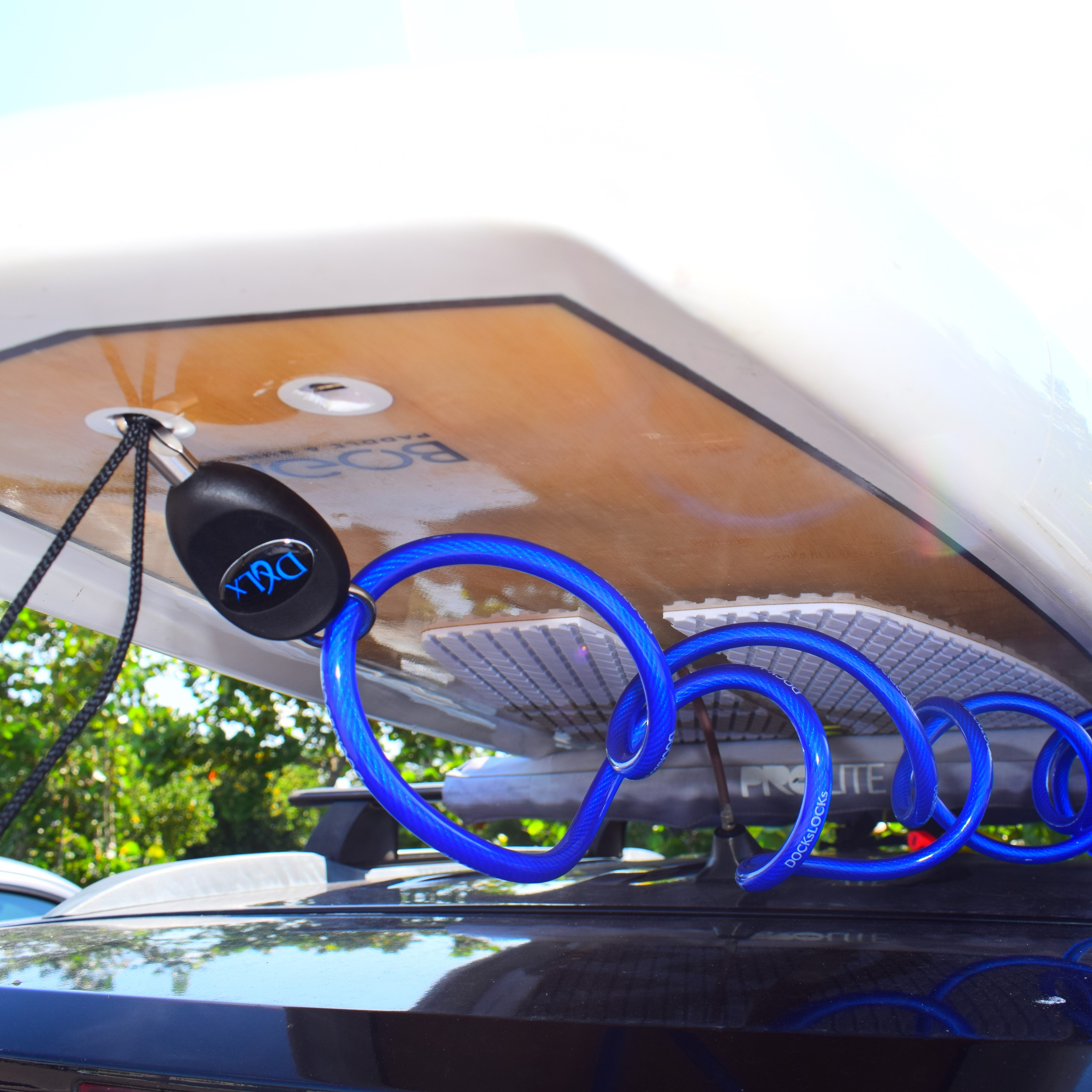 DocksLocks® Deluxe SUP Paddleboard Anti-Theft Security System with