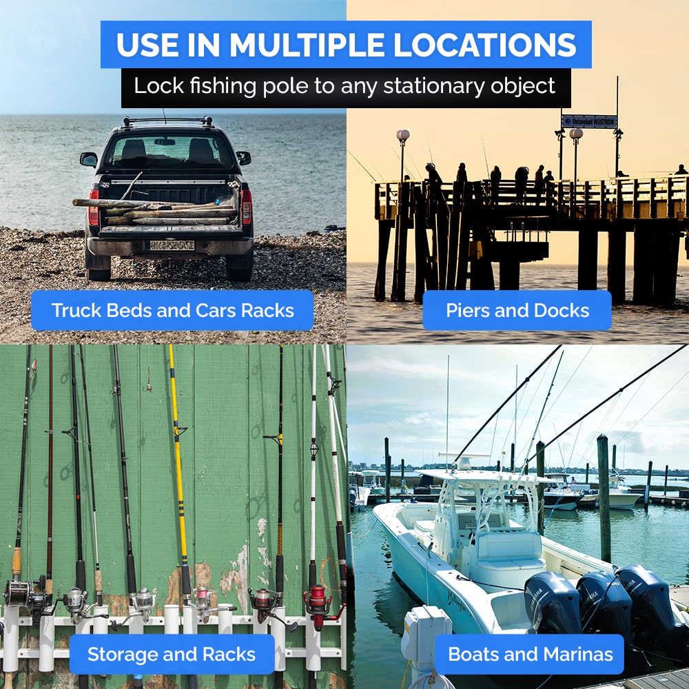 DocksLocks Fishing Rod &amp; Reel Lock