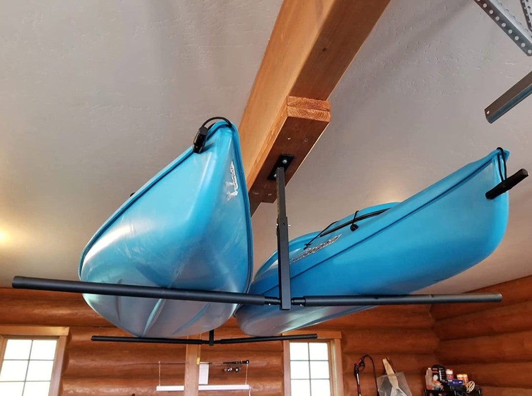 Hi-Port 2 | Kayak Adjustable Ceiling Storage Rack | Double | Holds 150 lbs