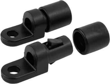 Bungee Terminal End 1/4"- with Sleeve (Sold as a pair)