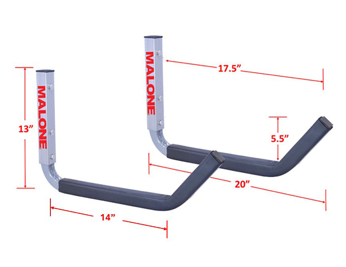 HighRise Wall Mount Kayak Storage Rack (1 set)