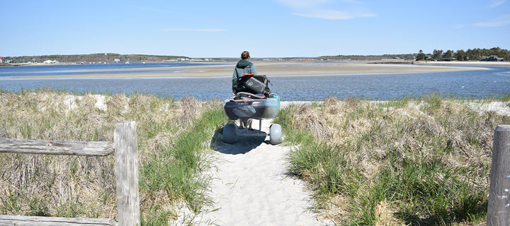 TraverseHD-S Bunk Style Heavy Duty Canoe/Kayak Cart (with balloon beach tires)