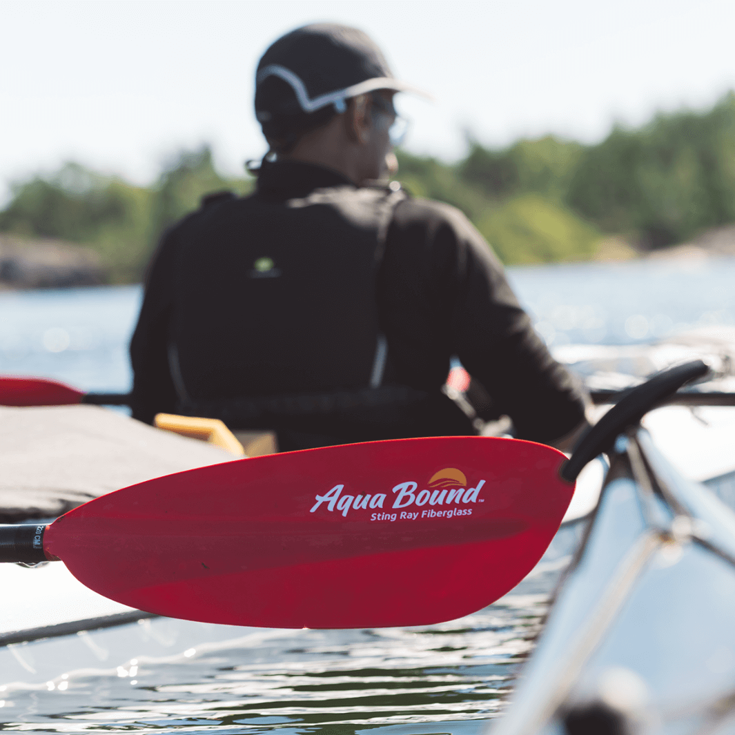 Sting Ray Fiberglass 2-Piece Snap-Button Kayak Paddle