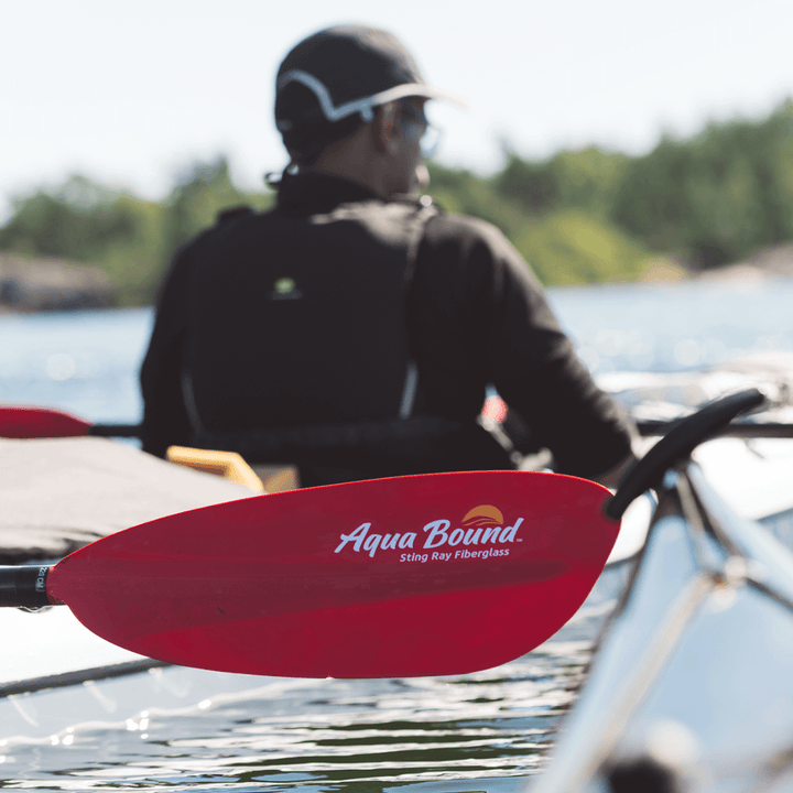 Sting Ray Fiberglass 2-Piece Snap-Button Kayak Paddle