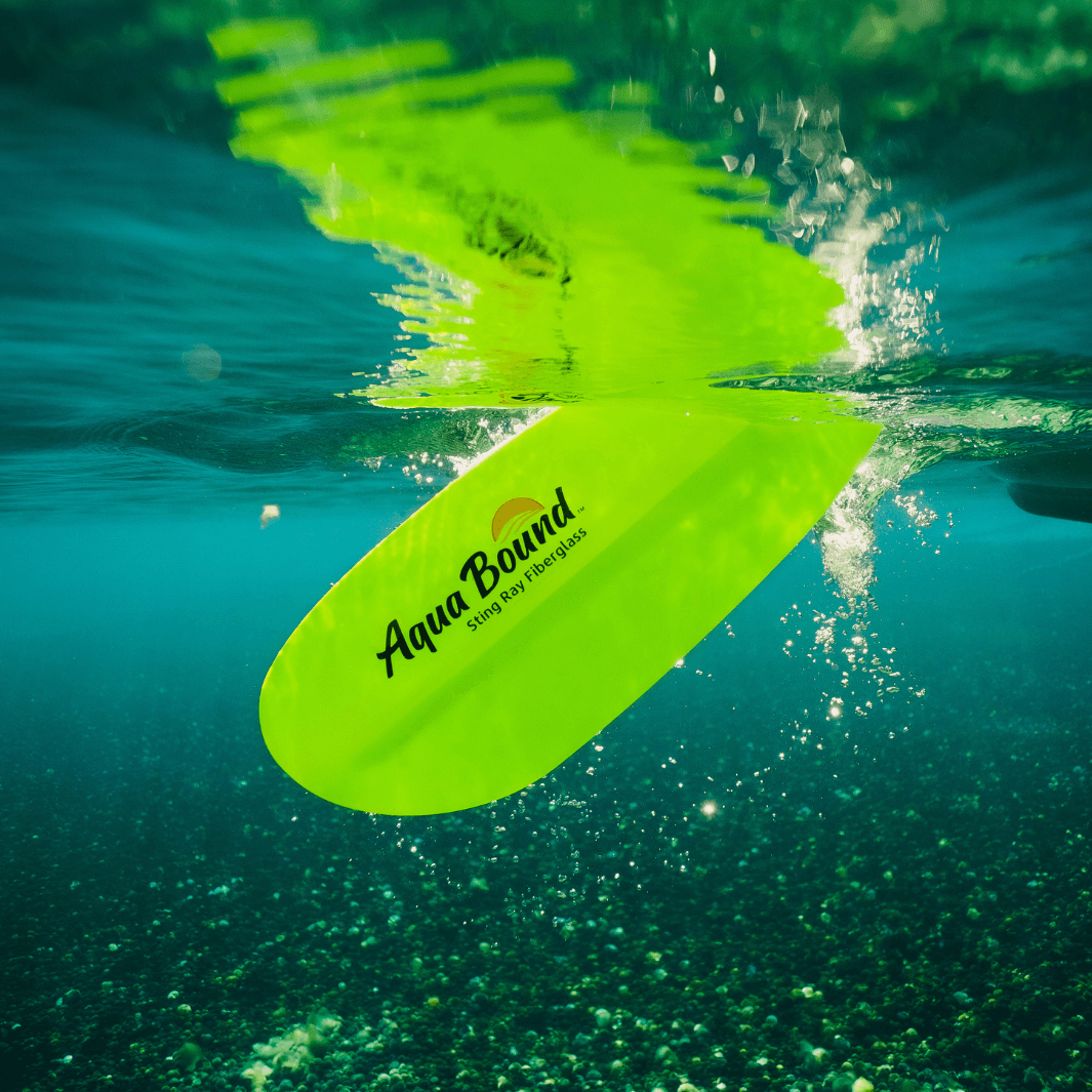 Sting Ray Fiberglass 4-Piece Snap-Button Kayak Paddle