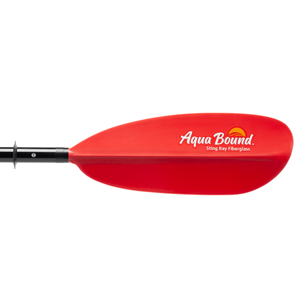 Sting Ray Fiberglass 4-Piece Snap-Button Kayak Paddle