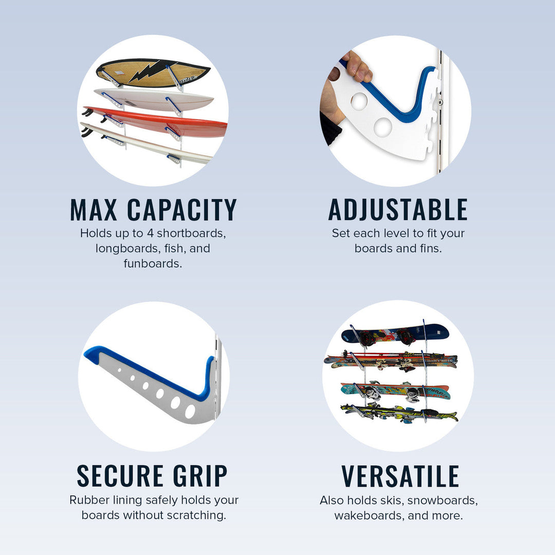 OUTLET | Outerbanks Surfboard Storage | Adjustable  XSR | 4 Level