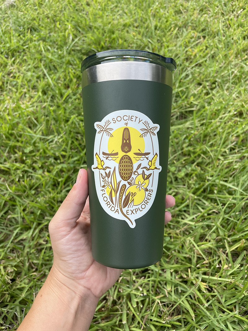 River of Exploration Society of Florida Explorers Sticker