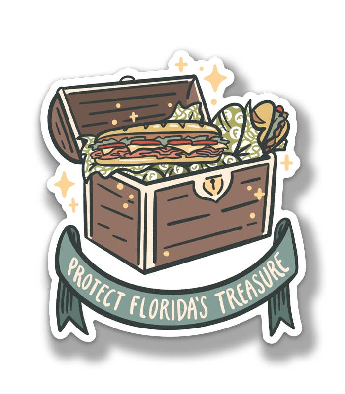 Florida's Treasure Sticker