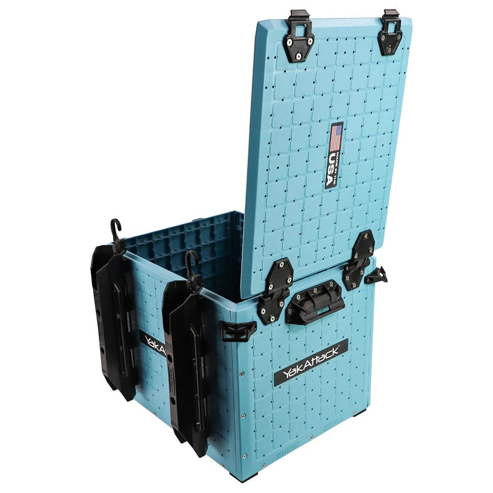 BlackPak Pro Kayak Fishing Crate - 13" x 16", Jetty Blue