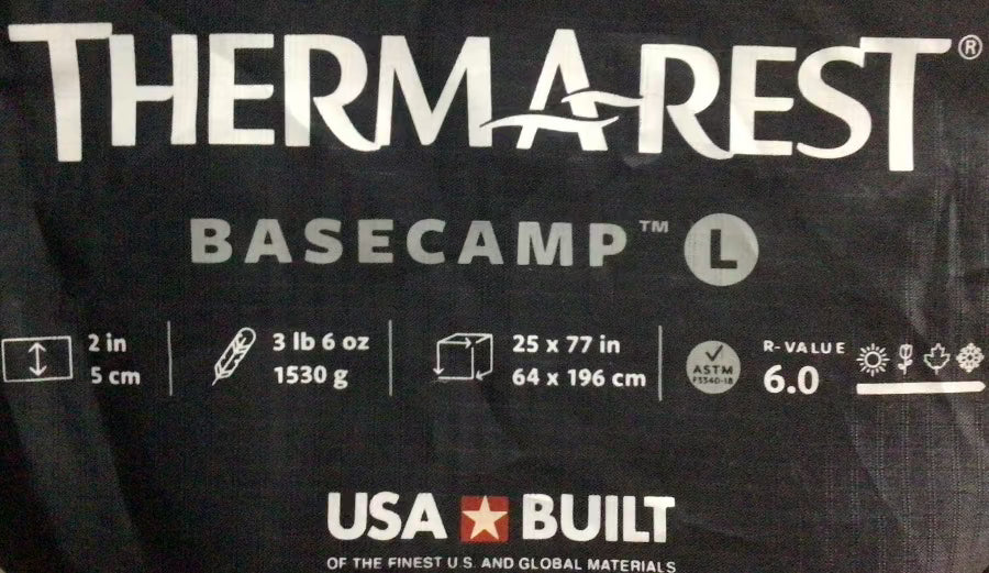 Thermarest Basecamp- Self Inflating Sleeping Mat – Naples Outfitters Thermarest Basecamp- Self Inflating Sleeping Mat – Naples Outfitters