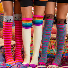 Over The Knee Cozy Socks: Assorted