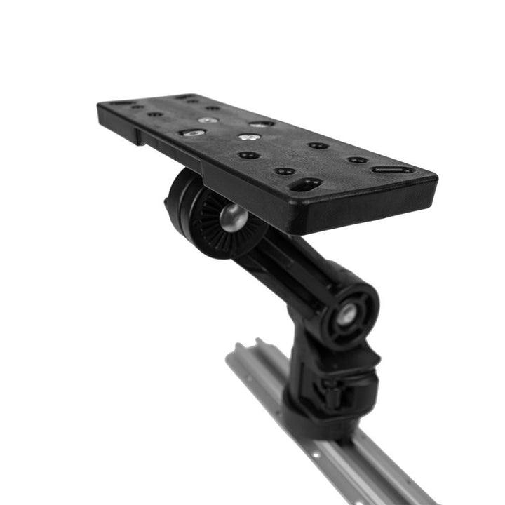 Fish Finder Mount W/LockNLoad Mounting System, Large Rectangular Base, 4” ext