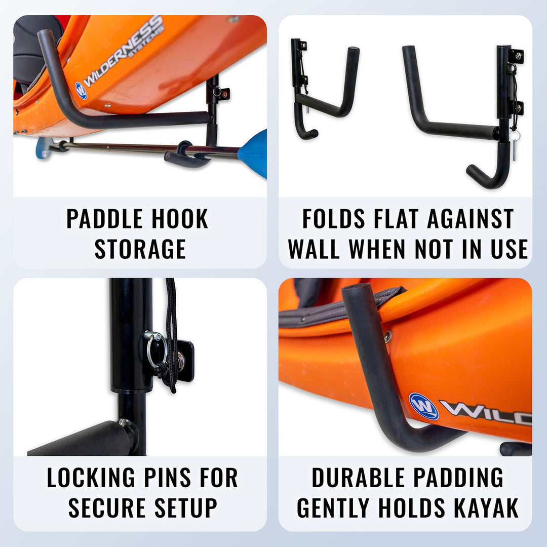 Ozarks Swivel Kayak Rack | Holds 100 lbs