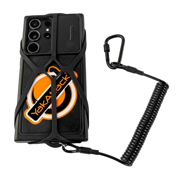 Universal Smartphone Harness with Tether, Black