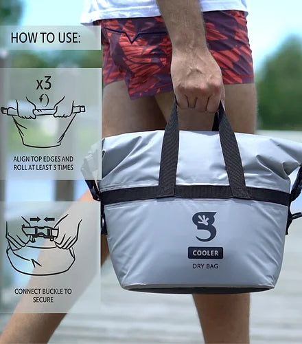 Waterproof Tote Bag Large 30L for Beach Shopping Handbag - Dr.Fish
