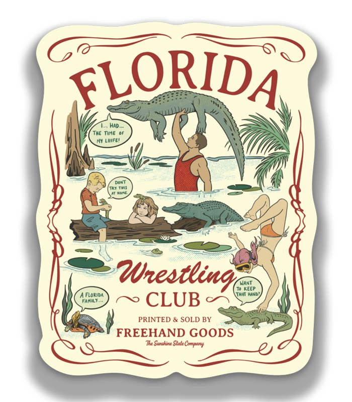 Freehand Goods - Florida Wrestling Club Sticker